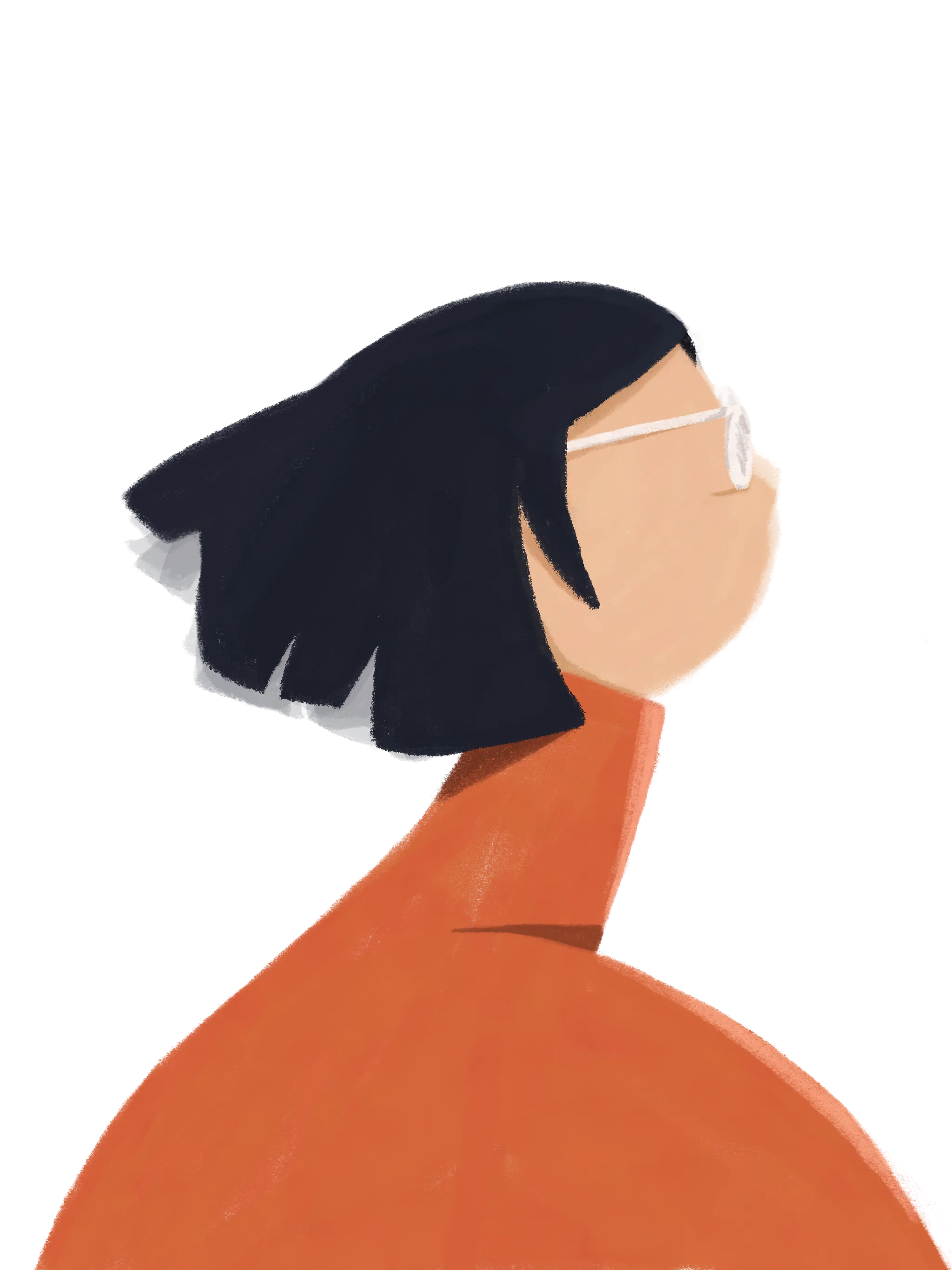 Illustrated portrait of Nanda